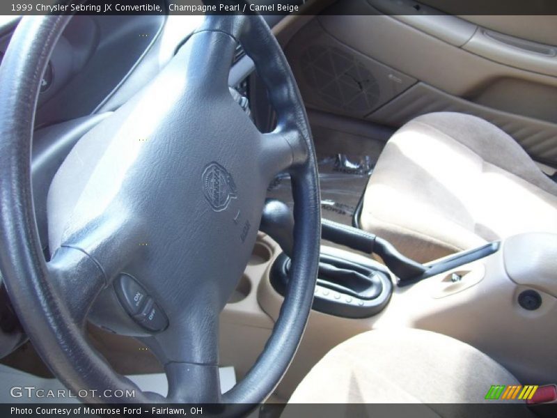 Champagne Pearl / Camel Beige 1999 Chrysler Sebring JX Convertible