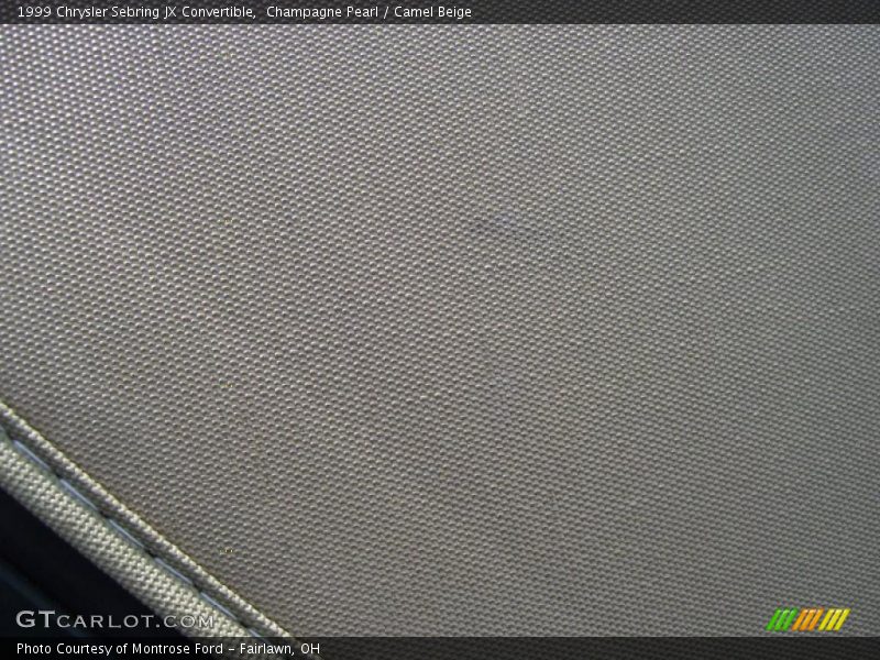 Champagne Pearl / Camel Beige 1999 Chrysler Sebring JX Convertible