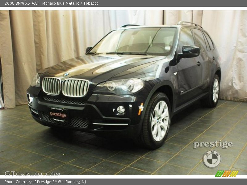 Monaco Blue Metallic / Tobacco 2008 BMW X5 4.8i
