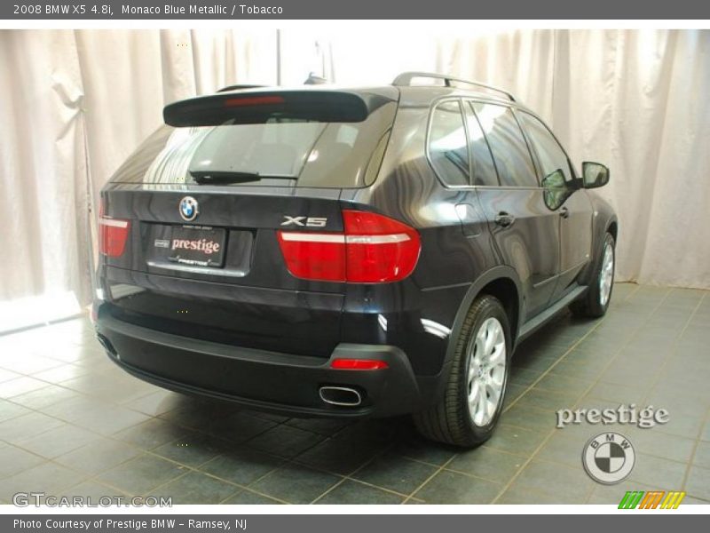 Monaco Blue Metallic / Tobacco 2008 BMW X5 4.8i