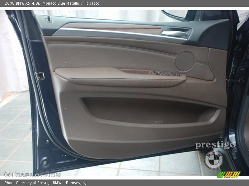 Monaco Blue Metallic / Tobacco 2008 BMW X5 4.8i