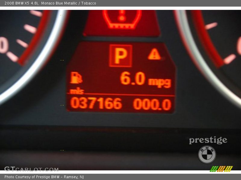 Monaco Blue Metallic / Tobacco 2008 BMW X5 4.8i