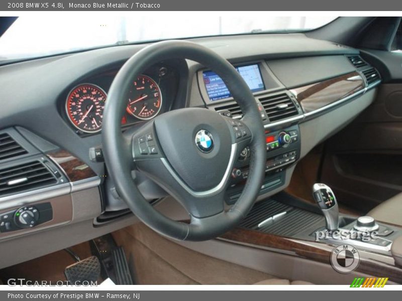 Monaco Blue Metallic / Tobacco 2008 BMW X5 4.8i