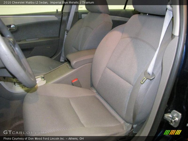 Imperial Blue Metallic / Titanium 2010 Chevrolet Malibu LS Sedan