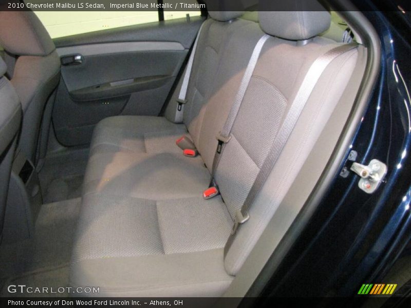 Imperial Blue Metallic / Titanium 2010 Chevrolet Malibu LS Sedan