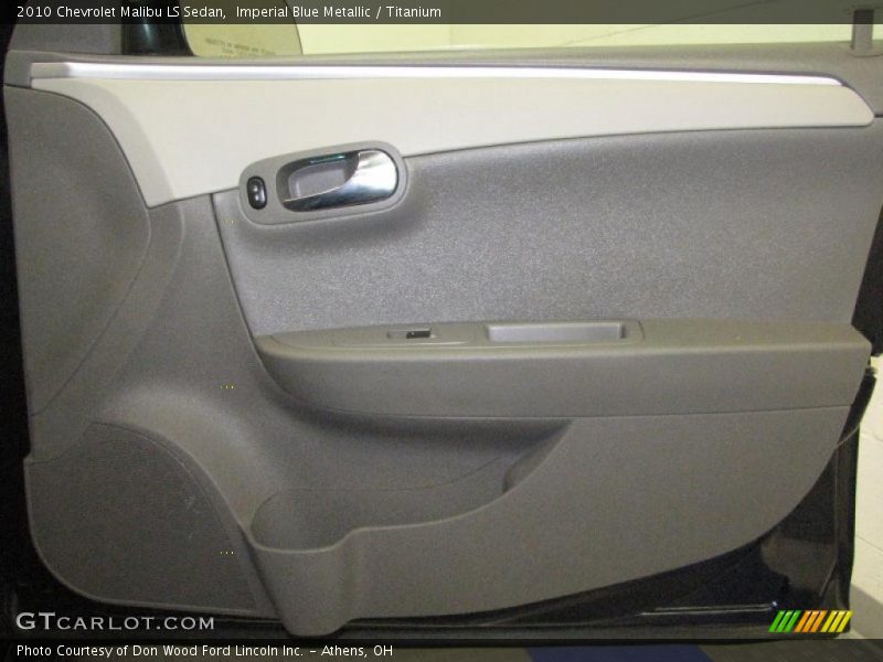 Imperial Blue Metallic / Titanium 2010 Chevrolet Malibu LS Sedan