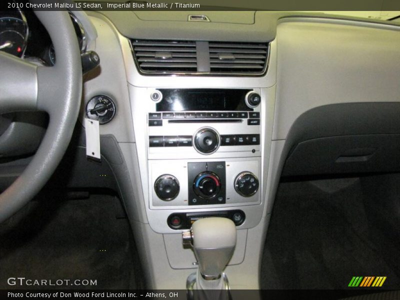Imperial Blue Metallic / Titanium 2010 Chevrolet Malibu LS Sedan