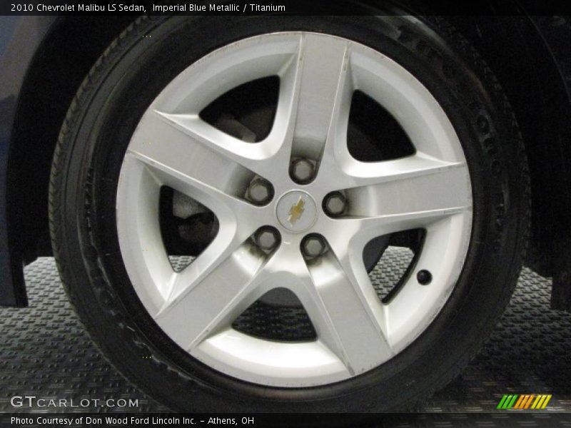 Imperial Blue Metallic / Titanium 2010 Chevrolet Malibu LS Sedan