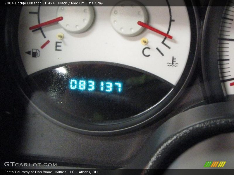Black / Medium Slate Gray 2004 Dodge Durango ST 4x4