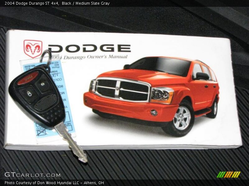 Black / Medium Slate Gray 2004 Dodge Durango ST 4x4