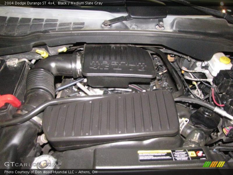 Black / Medium Slate Gray 2004 Dodge Durango ST 4x4