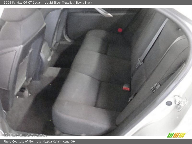 Liquid Silver Metallic / Ebony Black 2008 Pontiac G6 GT Sedan