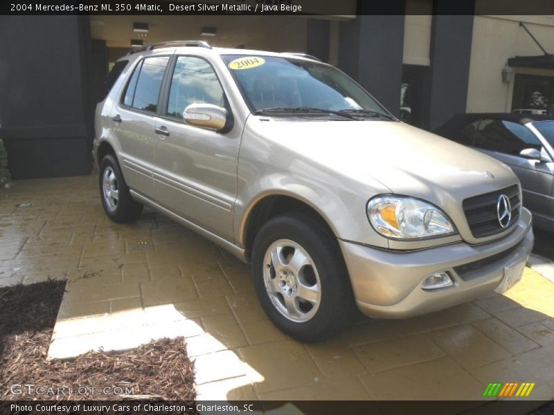 Desert Silver Metallic / Java Beige 2004 Mercedes-Benz ML 350 4Matic