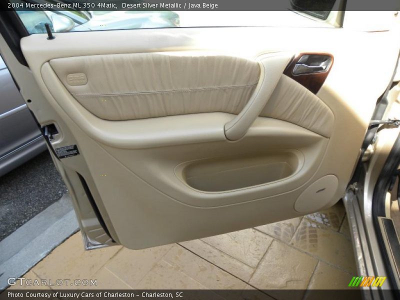 Desert Silver Metallic / Java Beige 2004 Mercedes-Benz ML 350 4Matic