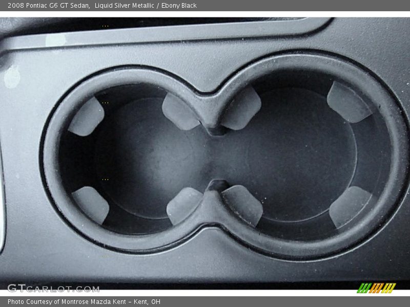Liquid Silver Metallic / Ebony Black 2008 Pontiac G6 GT Sedan