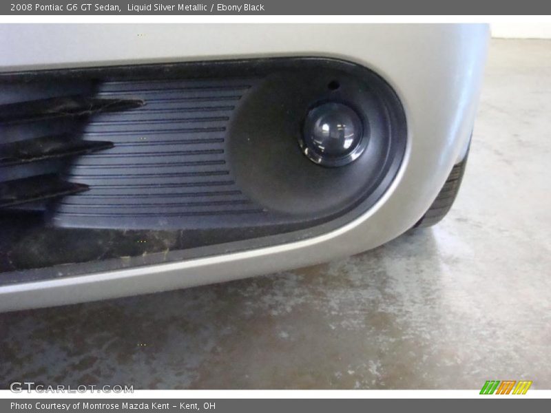 Liquid Silver Metallic / Ebony Black 2008 Pontiac G6 GT Sedan
