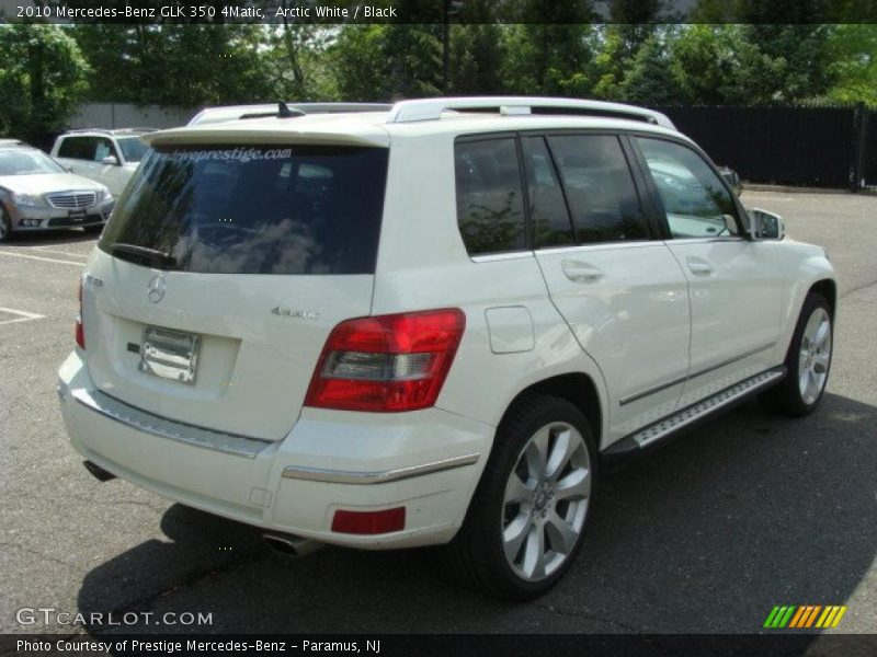 Arctic White / Black 2010 Mercedes-Benz GLK 350 4Matic