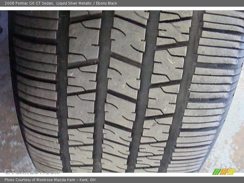 Liquid Silver Metallic / Ebony Black 2008 Pontiac G6 GT Sedan