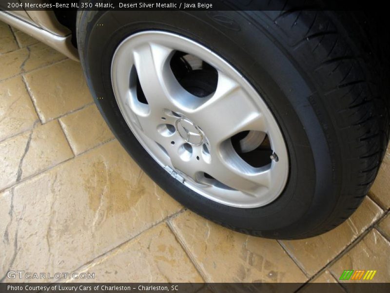 Desert Silver Metallic / Java Beige 2004 Mercedes-Benz ML 350 4Matic