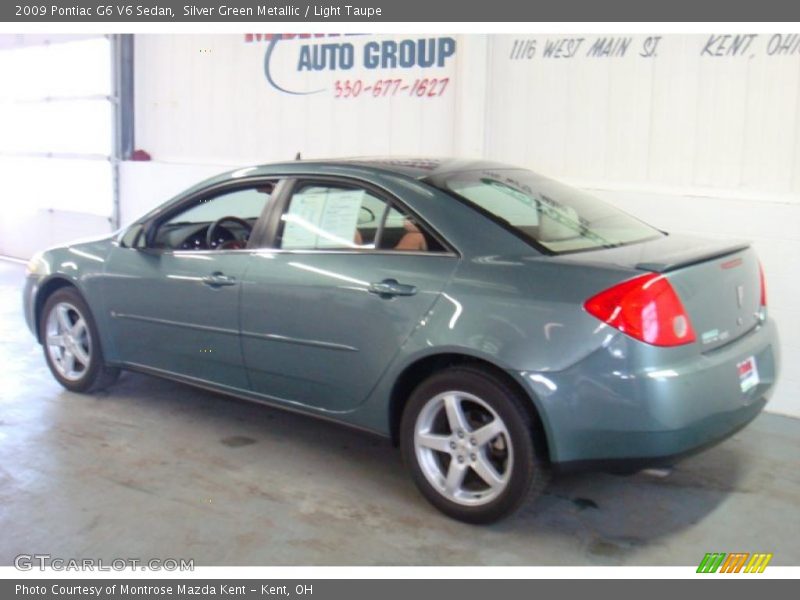 Silver Green Metallic / Light Taupe 2009 Pontiac G6 V6 Sedan