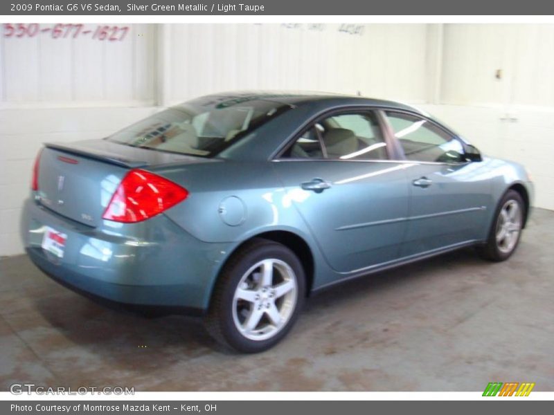 Silver Green Metallic / Light Taupe 2009 Pontiac G6 V6 Sedan