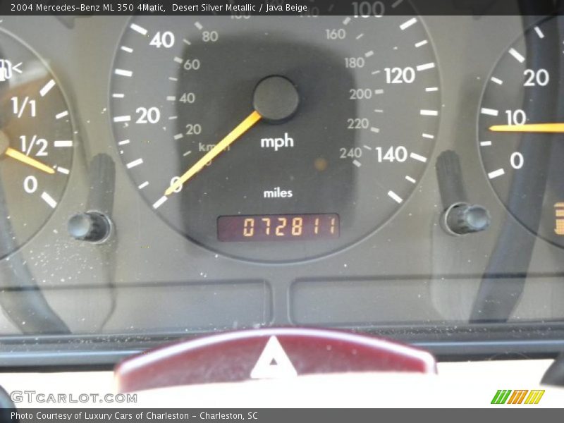 Desert Silver Metallic / Java Beige 2004 Mercedes-Benz ML 350 4Matic