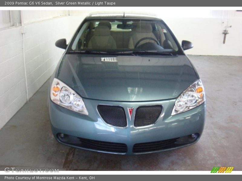 Silver Green Metallic / Light Taupe 2009 Pontiac G6 V6 Sedan