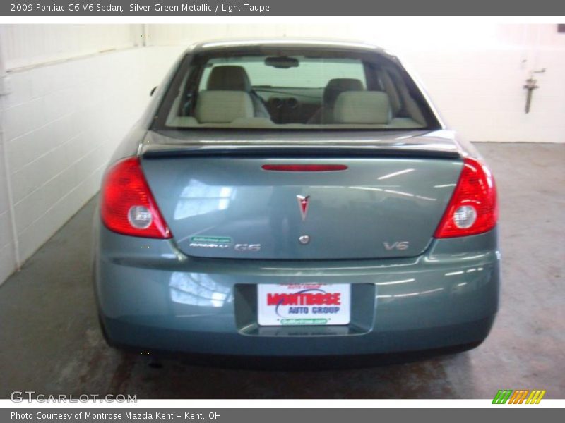 Silver Green Metallic / Light Taupe 2009 Pontiac G6 V6 Sedan