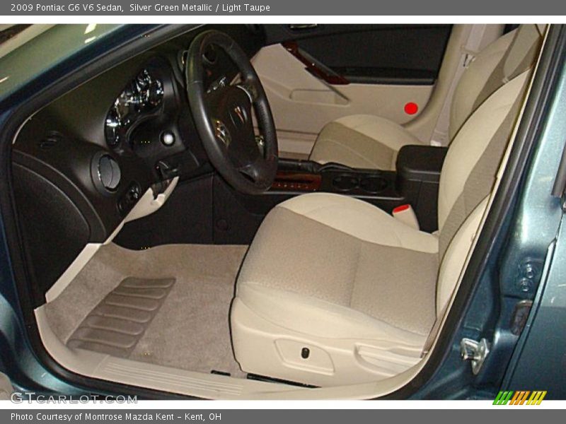 Silver Green Metallic / Light Taupe 2009 Pontiac G6 V6 Sedan