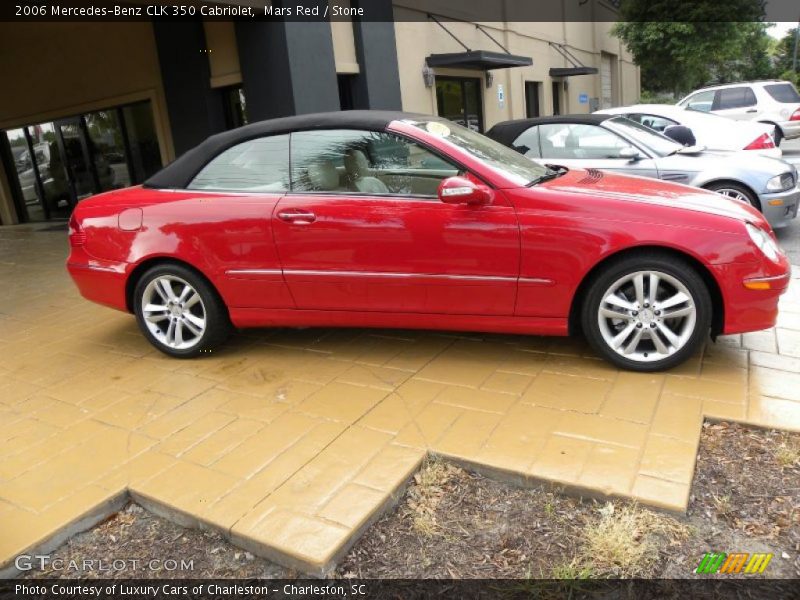 Mars Red / Stone 2006 Mercedes-Benz CLK 350 Cabriolet
