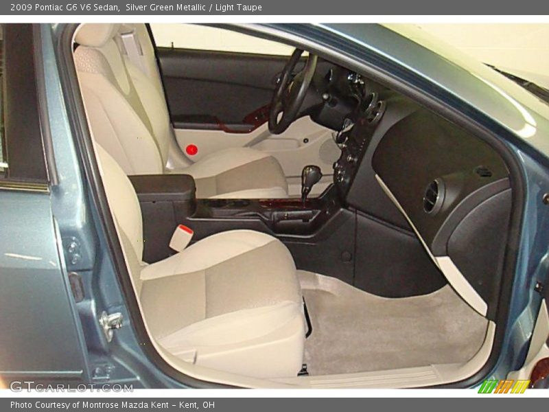 Silver Green Metallic / Light Taupe 2009 Pontiac G6 V6 Sedan