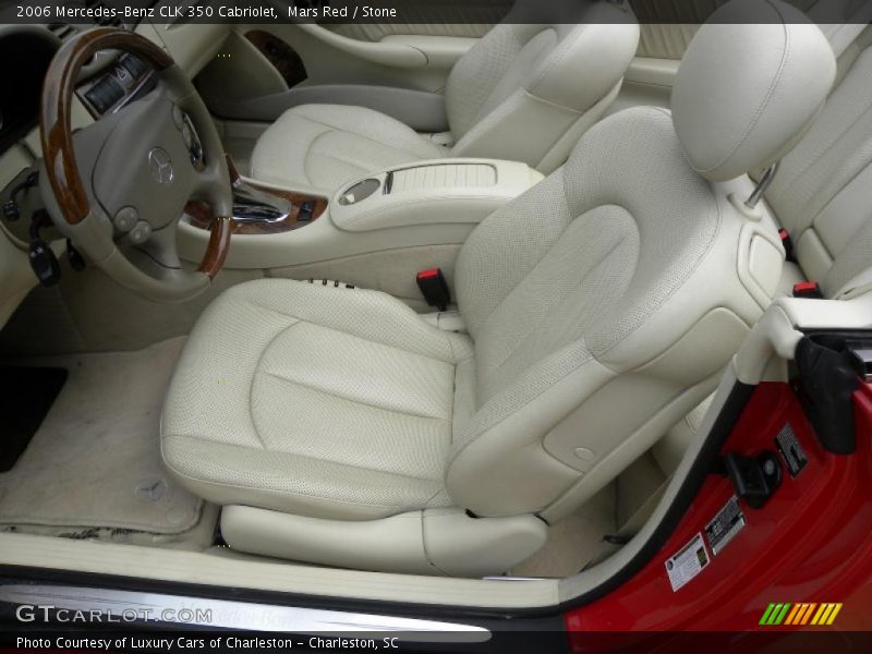Mars Red / Stone 2006 Mercedes-Benz CLK 350 Cabriolet