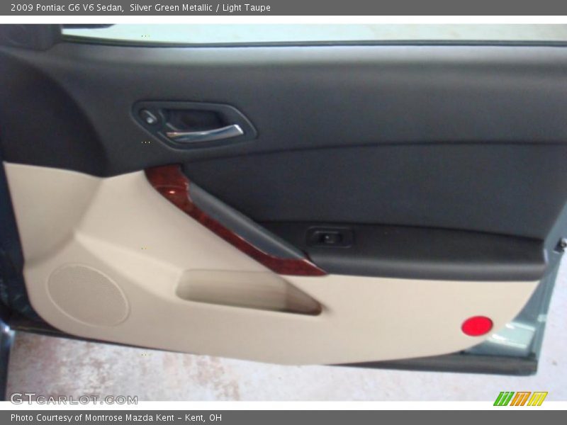 Silver Green Metallic / Light Taupe 2009 Pontiac G6 V6 Sedan
