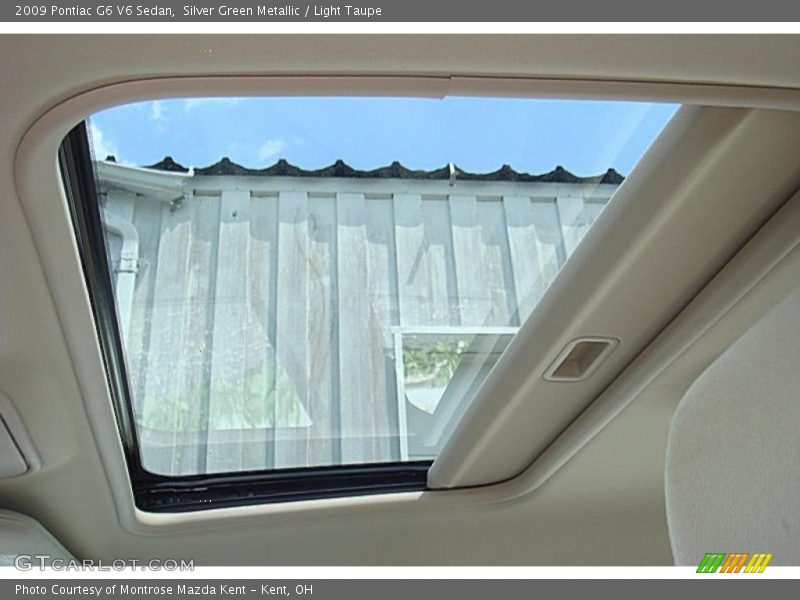 Silver Green Metallic / Light Taupe 2009 Pontiac G6 V6 Sedan