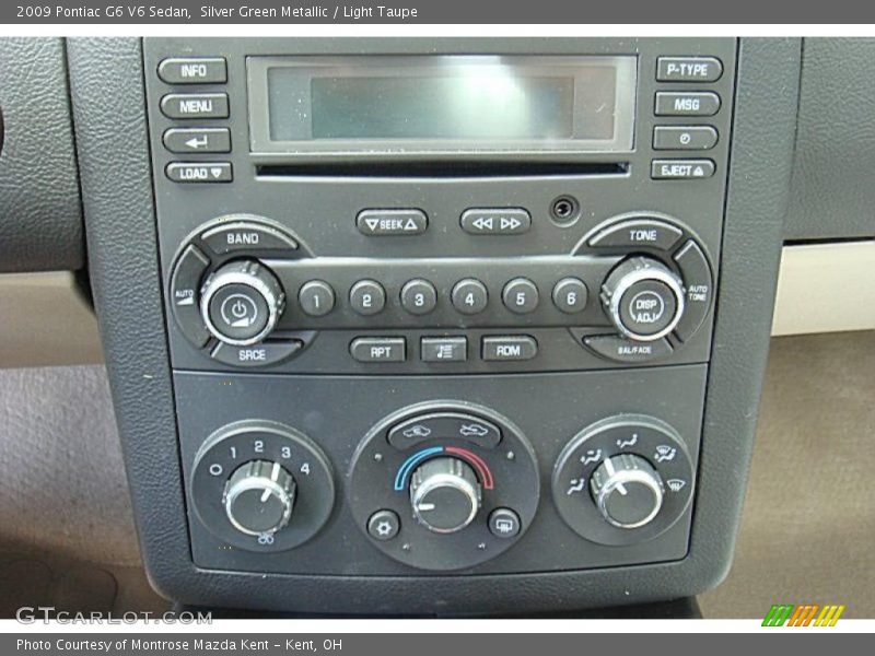 Silver Green Metallic / Light Taupe 2009 Pontiac G6 V6 Sedan