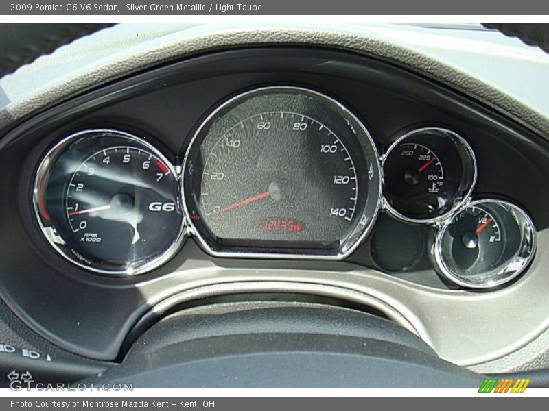 Silver Green Metallic / Light Taupe 2009 Pontiac G6 V6 Sedan