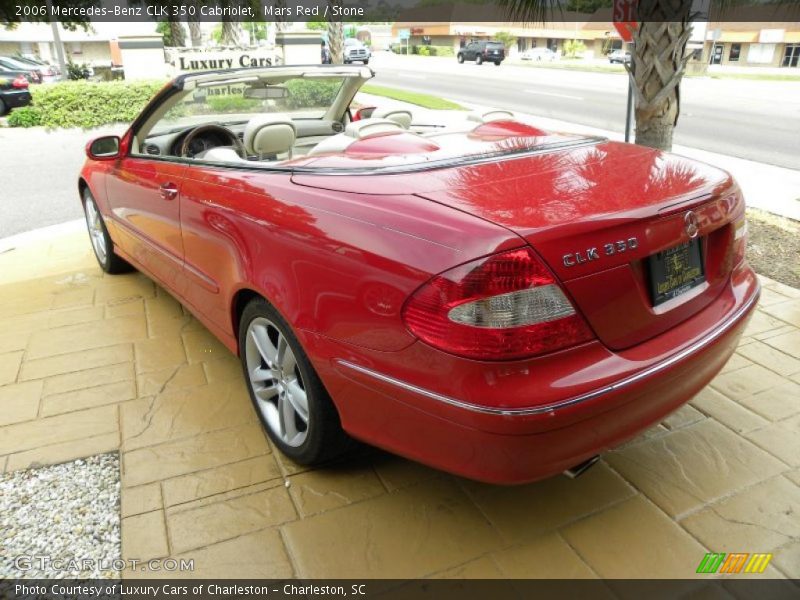 Mars Red / Stone 2006 Mercedes-Benz CLK 350 Cabriolet