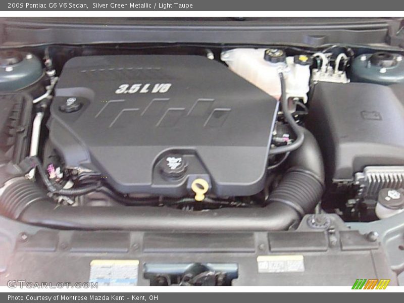 Silver Green Metallic / Light Taupe 2009 Pontiac G6 V6 Sedan
