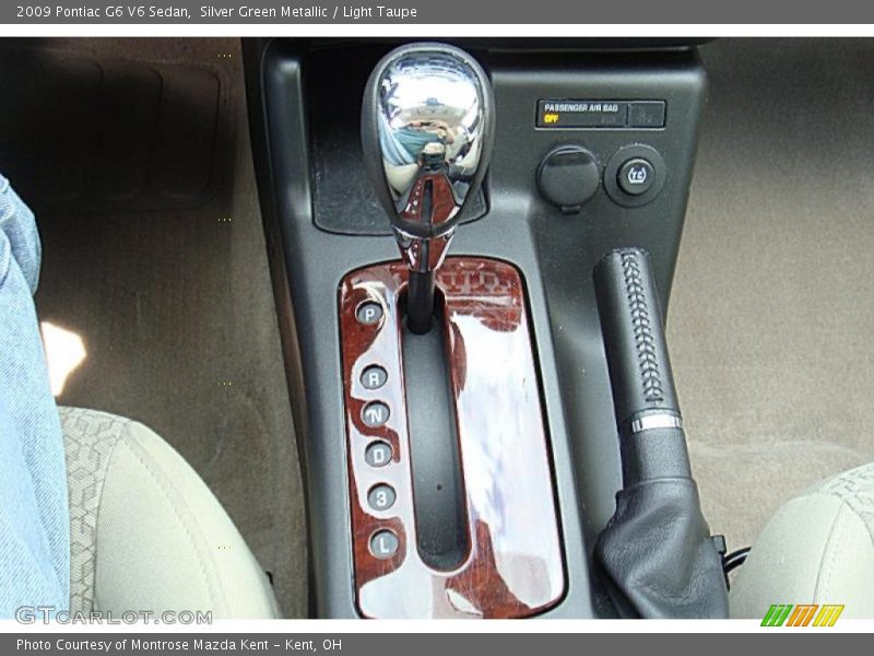 Silver Green Metallic / Light Taupe 2009 Pontiac G6 V6 Sedan