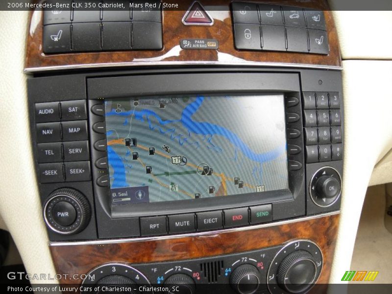 Mars Red / Stone 2006 Mercedes-Benz CLK 350 Cabriolet