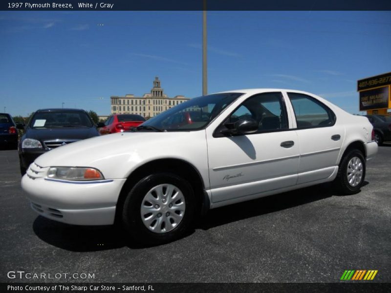 White / Gray 1997 Plymouth Breeze