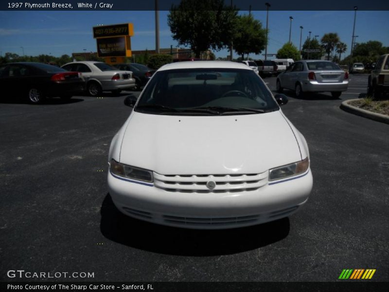 White / Gray 1997 Plymouth Breeze