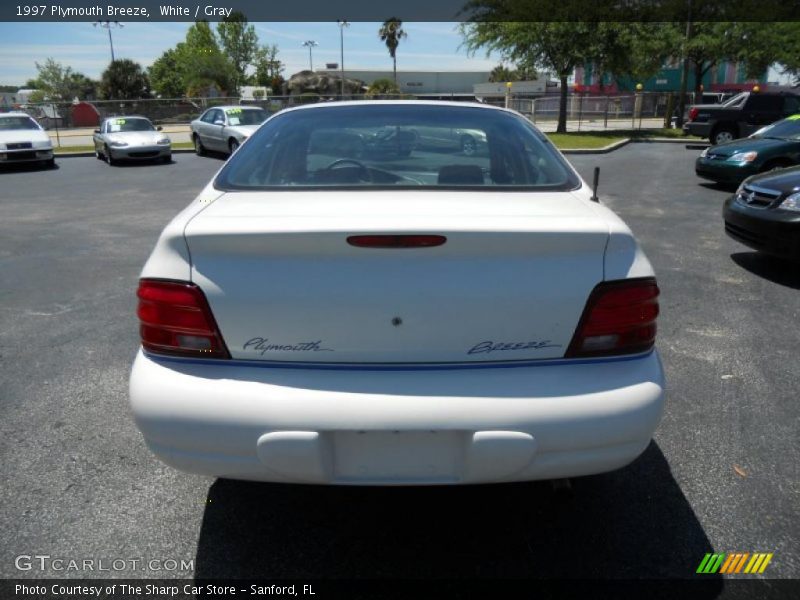 White / Gray 1997 Plymouth Breeze