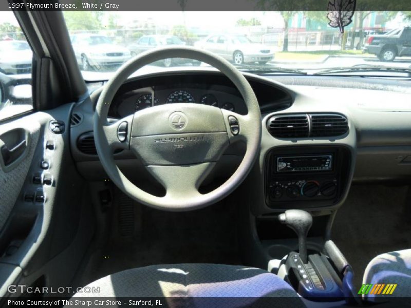 White / Gray 1997 Plymouth Breeze