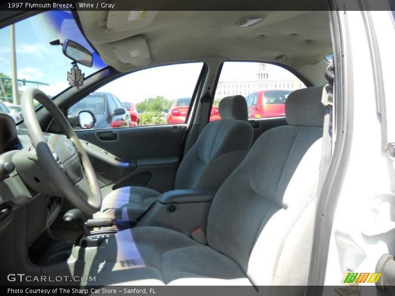 White / Gray 1997 Plymouth Breeze