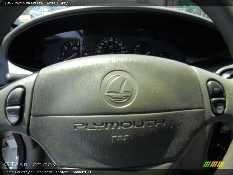 White / Gray 1997 Plymouth Breeze