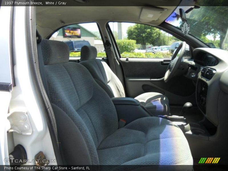 White / Gray 1997 Plymouth Breeze