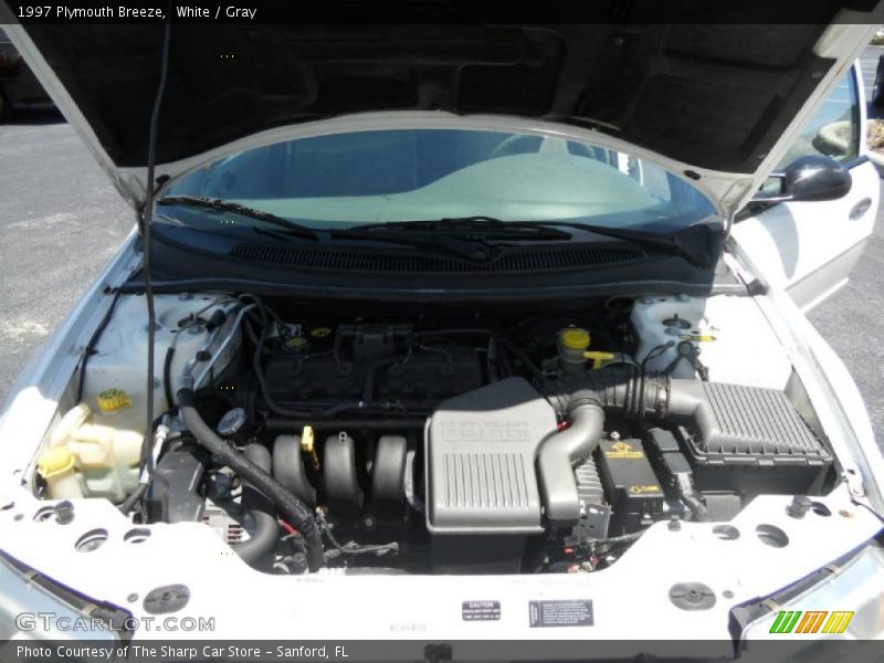 White / Gray 1997 Plymouth Breeze