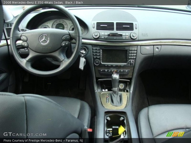 Black / Black 2008 Mercedes-Benz E 350 4Matic Sedan
