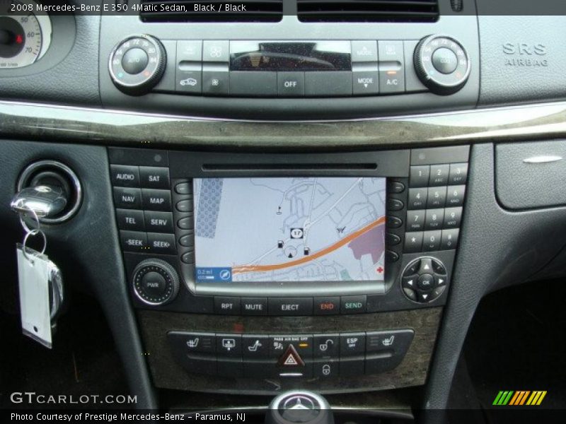 Black / Black 2008 Mercedes-Benz E 350 4Matic Sedan